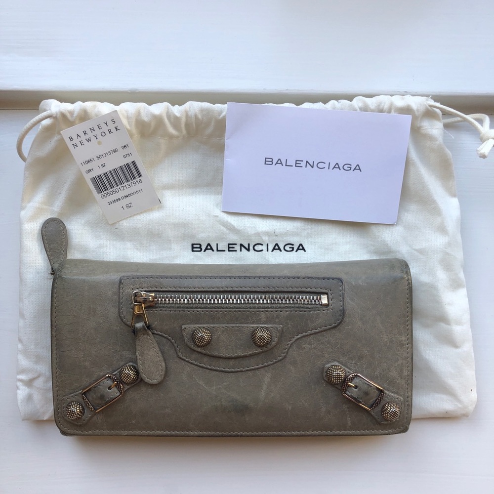 Balenciaga Classic Continental Zip-Around Wallet